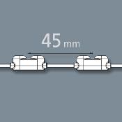 BaltLED Crown MINI CC 45 mm Blanc (2x50)