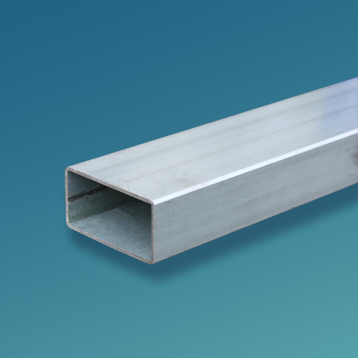 Tube Métallique Construction S235 Tube Acier Rectangulaire Galvanisé 80x40x2 Mm - Longueur Au Choix 50 à 300 Cm - LeMétal Tube Métal 80x40x2 Mm Construction