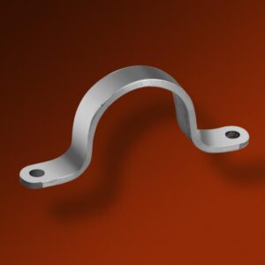 Étrier Aluminium pour tube rond Ø 50 mm